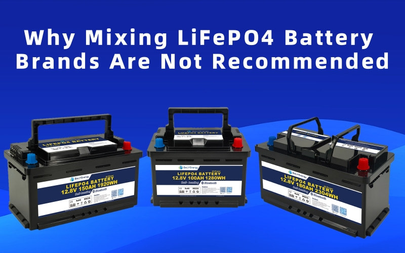 최신 회사 블로그 Why Mixing LiFePO4 Battery brands Are Not Recommended?