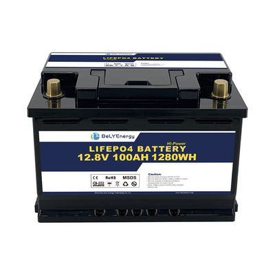주문 베일리 에너지 100AH 12V LiFePo4 배터리 UPS를 위한 심 사이클 재충전 online manufacture