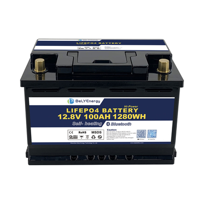 주문 재충전이 가능한 전기 골프 카트 리스테크 Lifepo4 리튬 배터리 12 볼트 100ah online manufacture