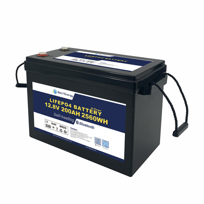 주문 블루투스와 이아치트 어선 RV 12V 200AH 태양계 LiFePo4 online manufacture