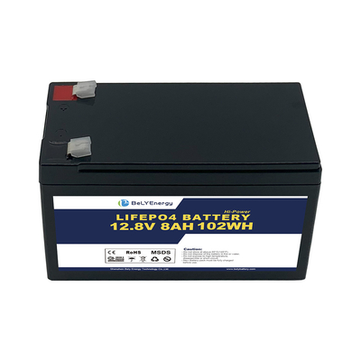 주문 소비자 전자 기기 RV 통신 스테이션용 휴대용 12V 8AH LiFePo4 배터리 online manufacture
