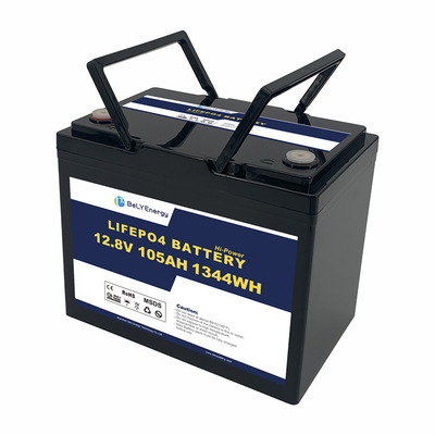 주문 재충전 가능한 105AH 12V LiFePo4 배터리 태양광 발전 시스템 UPS를 위한 깊은 사이클 online manufacture