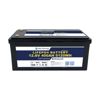 주문 IP65 칸막이 12.8V 리?? RV 배터리 400Ah M8 터미널 저자 충전 월 3% online manufacture