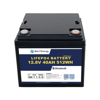 주문 용량 12.8V 40Ah 블루투스 리?? 배터리 IP65 장막 보호 512Wh 에너지 online manufacture