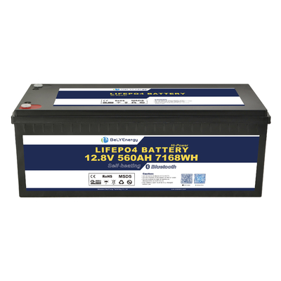 주문 라이프포4 배터리 12V 560Ah 재충전 가능 경제 5000 사이클 12v 라이프포4 배터리 팩 online manufacture