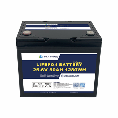 주문 24V 50AH LiFePO4 해상선 리?? 배터리 online manufacture