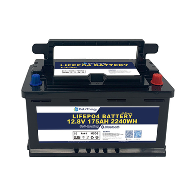 주문 최대 충전 전류 200A의 12V175AH LiFePo4 재충전 배터리 online manufacture