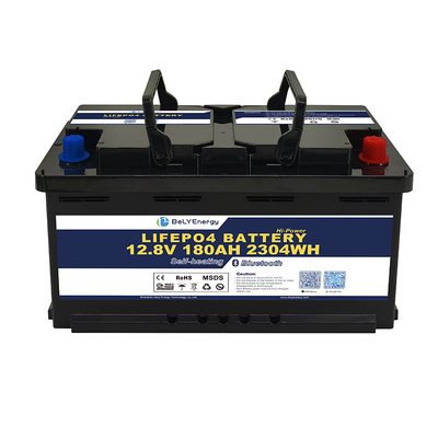 주문 RV 캠퍼를 위한 Brand New 대용량 H8 DIN 12V180Ah 재충전 LiFePO4 배터리 online manufacture