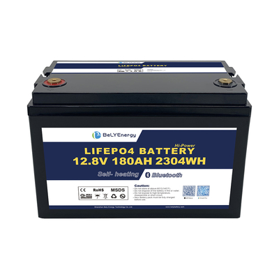 주문 RV 배터리 BT 및 자체 가열 LiFePO4 리?? 배터리 12V 180AH 에너지 저장 online manufacture