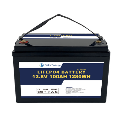 주문 라이프포4 배터리 12V 100AH 용량 스마트 BMS 및 쉬운 교체 online manufacture