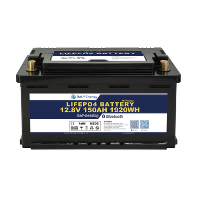 주문 Bely Energy 리튬 이온 배터리 12V150AH 리튬 이온 RV 오프로드 태양광 백업 배터리 online manufacture