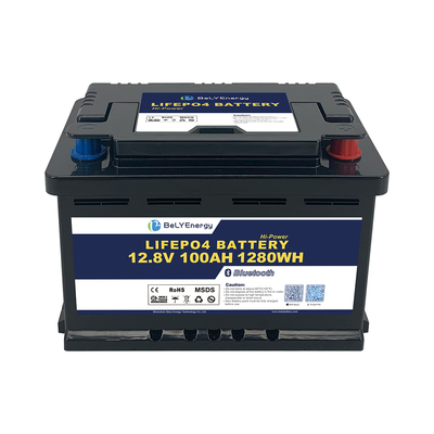 주문 12V 100Ah LiFePO4 배터리 (UL1642, UN38.3 인증 및 H6 DIN 케이스) online manufacture