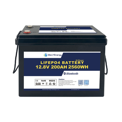 주문 12V200AH Deep Cycle Lithium Battery Advanced Technology ≤10mΩ Impedance 0-60C Charge Temperature Range online manufacture