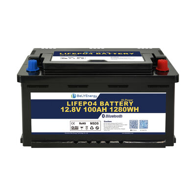 주문 사이클≥3000 25°C에서 12V LiFePo4 배터리 SAE M8 터미널 타입 전력 솔루션 online manufacture