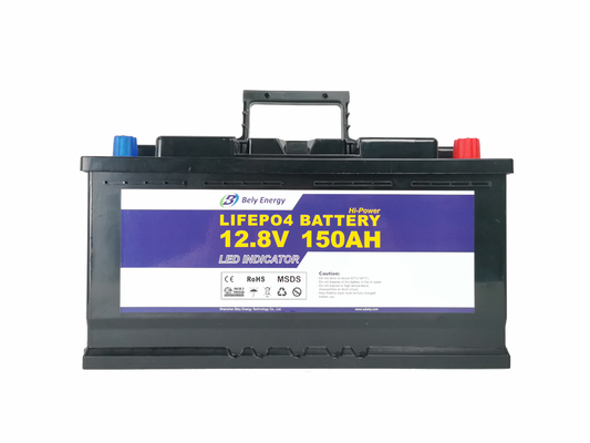 주문 LED 12V 150Ah LiFePo4 배터리 집에 태양 에너지 저장 시스템 배터리 online manufacture