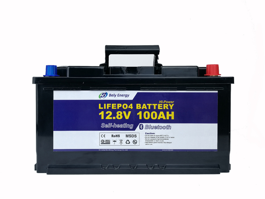 주문 12V 100Ah Leisure RV Lithium Battery Bluetooth Heating 12.8 V Lifepo4 Battery online manufacture