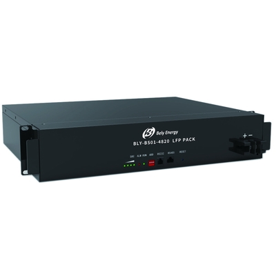 주문 발광 다이오드 표시기와 RS485 통신 LiFePO4 텔레콤 밧데리 뱅크 48V 20Ah online manufacture