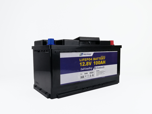 주문 캠퍼 밴을 위한 12V 100Ah 리튬 RV 의회 배터리 전기 세발 자전거 리튬 배터리 online manufacture