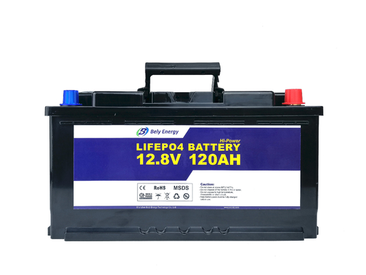 주문 Leisure 12v 120Ah Lithium Iron Phosphate Deep Cycle Battery online manufacture