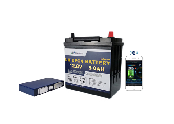 주문 Safe Reliable 12 Volt 50 Amp Hour Battery Bluetooth Submarine Lithium Ion Battery online manufacture