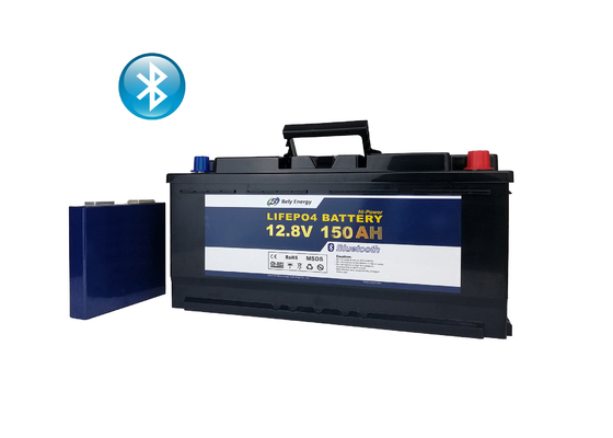 주문 12 Voltage 150Ah Bluetooth Lithium Battery Street Light Lifepo4 Polymer Battery online manufacture