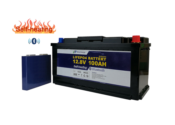 주문 12V 100 암프 시간수 저온 리튬 배터리 이동 주택 배터리 online manufacture