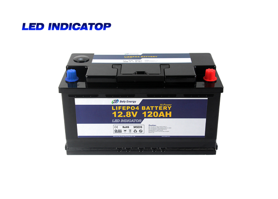 주문 Boats Submarine Lithium Ion Battery Lifepo4 Battery 12V 120Ah With LED Display online manufacture