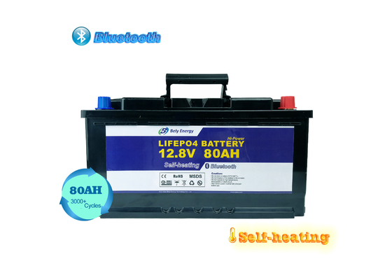 주문 Grade A Bluetooth Lithium Iron Phosphate Battery 12V 80Ah For Robot online manufacture