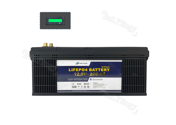 주문 12V 200Ah Led Light Lithium Battery online manufacture