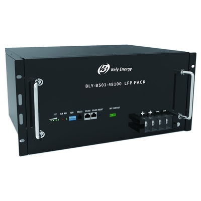 주문 LCD와 깡통 RS485 통신 LiFePO4 텔레콤 밧데리 뱅크 48V 100Ah online manufacture
