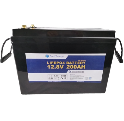 주문 실시간 블루투스와 BMS 통제된 안전성 12V 200AH LiFePO4 배터리 online manufacture