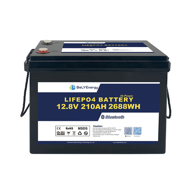 긴 주기 수명 최고 충전 260A 리?? 12V 210Ah LiFePO4 배터리 팩 RV