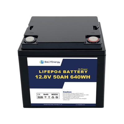 12V 50AH LiFePo4 배터리와 스마트 BMS